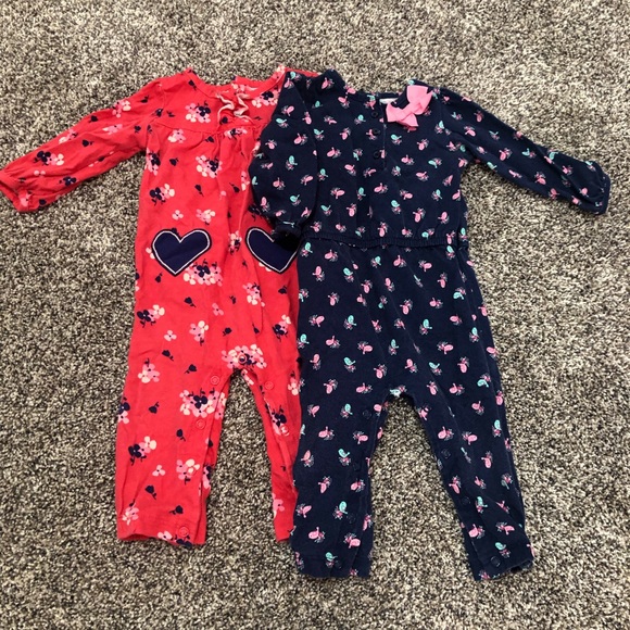 Carter's Other - BUNDLE - 2 Long Sleeve Rompers